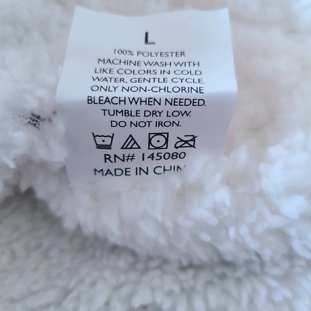 COLEMAN PET FLEECE  HOODIE- SHERPA LINED ADVENTURE WEAR (SIZE L)